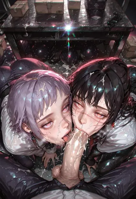 AI artwork titled "Azure Passion" by RivenForge